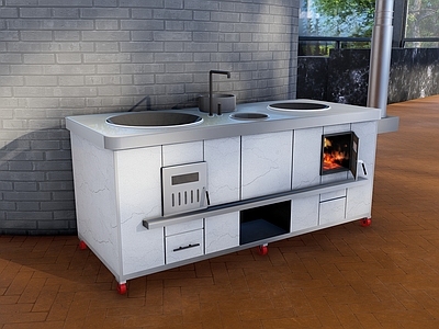 灶台 灶台 现代灶台 柴火灶 现代柴火灶 无烟炉