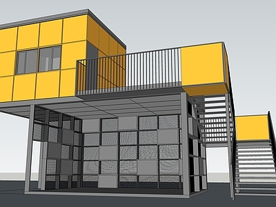 集装箱 集装箱装置 钢结构装置 广场外摆 外摆集装箱
