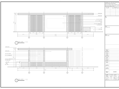 现代新中式廊架 现代中式钢廊架 钢结构廊架 施工图