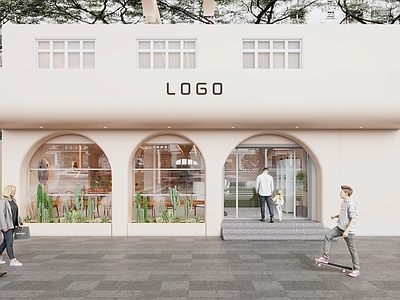 奶油风其他餐饮空间