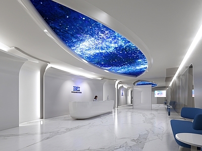 现代简约其他公共空间 展厅全模含光源