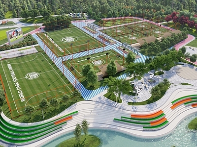 现代体育建筑 露天体育场 足球场 足球公园 足球赛事