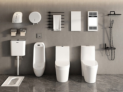 马桶 马桶 蹲便器 花洒 小便斗 浴霸