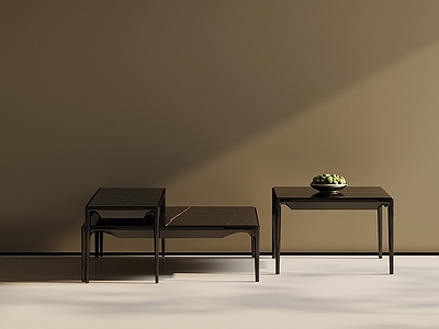 极简几类组合 方几 大理石组合 现代风格