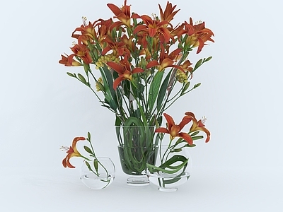 极简摆件组合 花瓶花艺