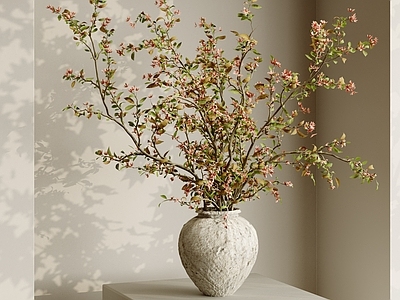 侘寂花艺 花艺摆件 花瓶 艺术插花xi 鲜花花卉 花束