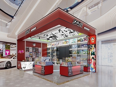 潮玩风玩具礼品店 手办店 二次元 动漫周边 玩具店 动漫店
