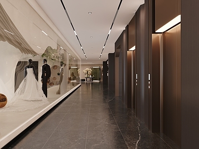 新中式婚纱摄影 酒店过道