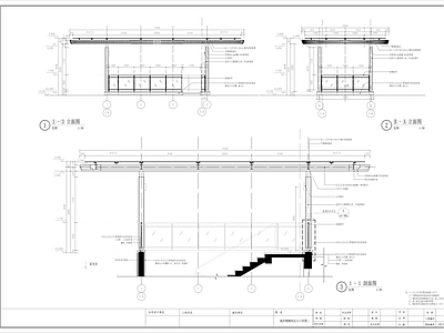 现代廊架 现代楼梯间廊架 人防出入口廊架 椭圆形异形廊架 施工图
