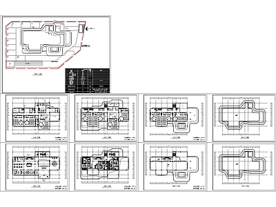 现代简约幼儿园建筑 平面图 施工图