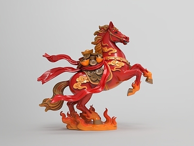 新中式雕塑摆件 马年美陈 马雕塑 新年雕塑 马摆件z 中式摆件