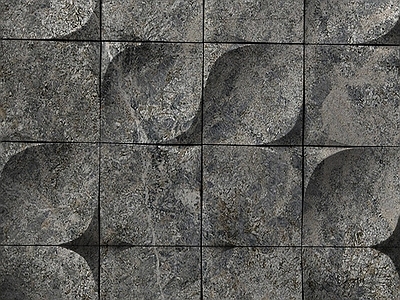 现代意式其它石材 艺术砖 大理石砖 立体砖块 石纹隔断 岩板大理石