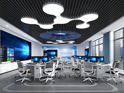 现代科技风教室