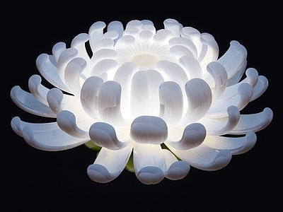现代雕塑 植物桃菊花雕塑 花雕塑