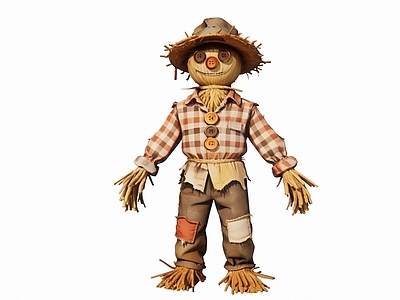 现代艺术装置 中式传统人物稻草 景观装置 网红打卡