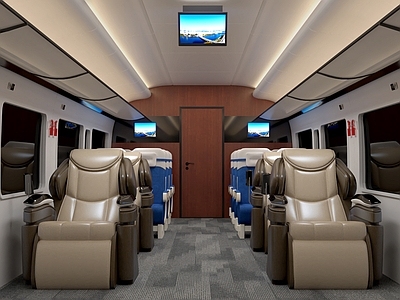 现代简约商务座车间