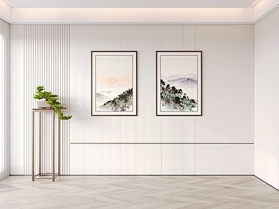 新中式挂画 中式挂画 沙发背景墙 水墨画 禅意挂画 日式
