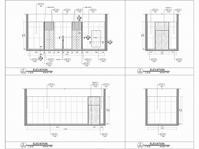 现代培训中心 老年大学 建筑 装修 施工图