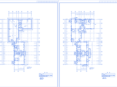 现代其他居住建筑 5层商业建筑 办公建筑 施工图
