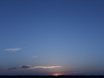现代天空HDR 黄昏星空