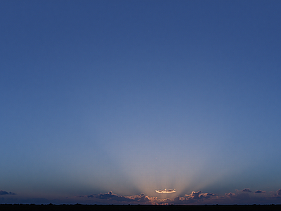 现代天空HDR 黄昏星空