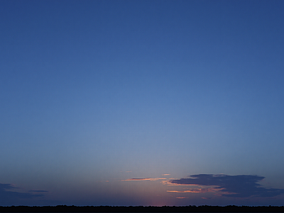 现代天空HDR 黄昏星空