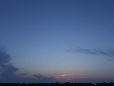 现代天空HDR 黄昏星空