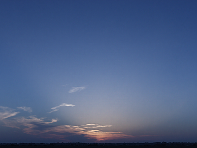 现代天空HDR 黄昏星空