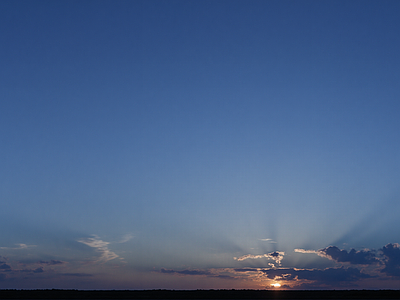 现代天空HDR 黄昏星空