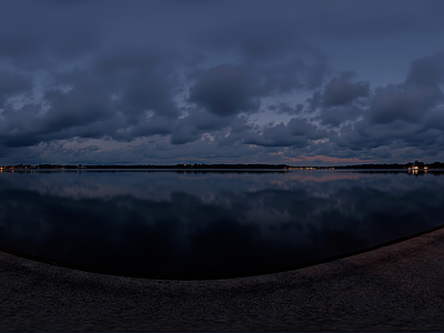 现代天空HDR 黄昏星空