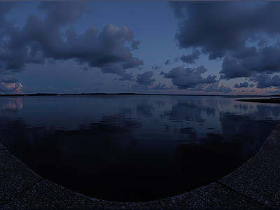 现代天空HDR 黄昏星空