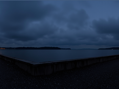 现代天空HDR 黄昏星空