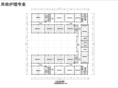 现代学校建筑 实训楼 教学楼 卫校实训楼 施工图