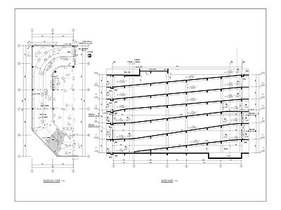 现代停车楼 停车楼 建筑 装修 景观 施工图