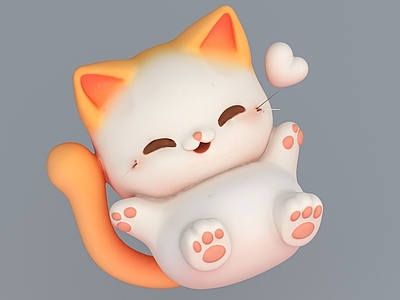 软萌治愈风雕塑摆件