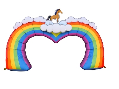 卡通童趣风活动门头