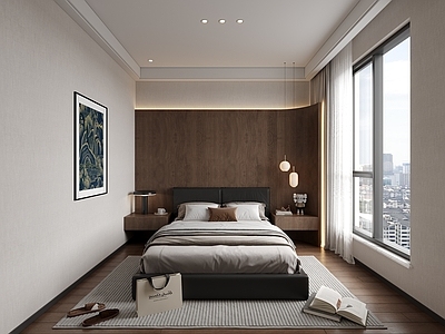 现代简约主卧