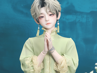 新中式虚拟人物