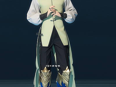 新中式虚拟人物