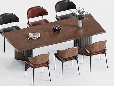 现代简约餐桌椅