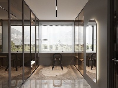 极简衣帽间 衣柜 梳妆台