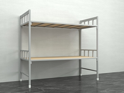 现代简约上下床 双层床 上下床 床 宿舍床 工地床