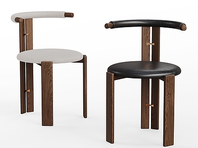 新中式餐椅 现代餐椅 单椅 梳妆椅 餐椅 中古餐椅