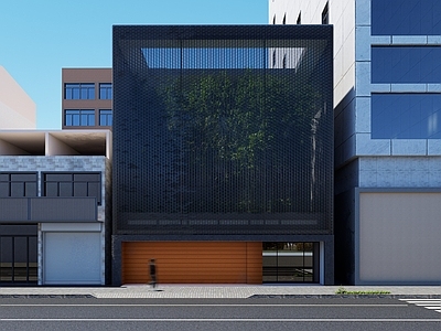 现代多层住宅 现代极简住宅