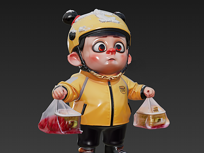 卡通写实主义虚拟人物