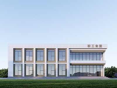 现代简约学生食堂 职工食堂 学生食堂 教职工食堂 园区食堂 餐厅