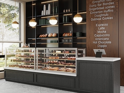 现代简约甜品面包店