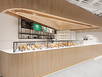 现代极简咖啡厅 咖啡店 烘焙店