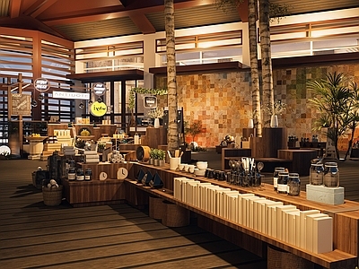 侘寂其他酒店空间 酒店文创店