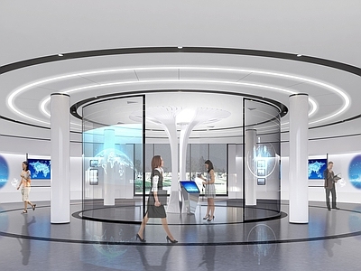 现代简约其他文化空间 展厅 展示区